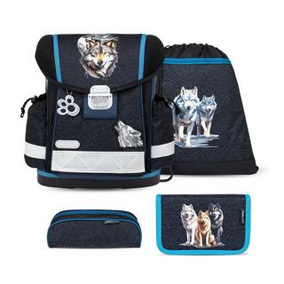 Belmil  CLASSY Schulrucksack-Set Wolves Pack 