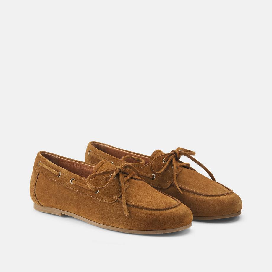 Mokassins aus Veloursleder