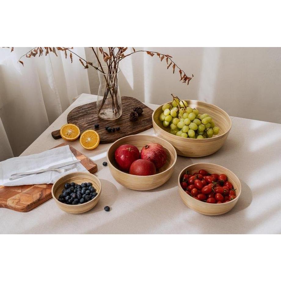 Nuts Innovations Bowl Bambus S natur  