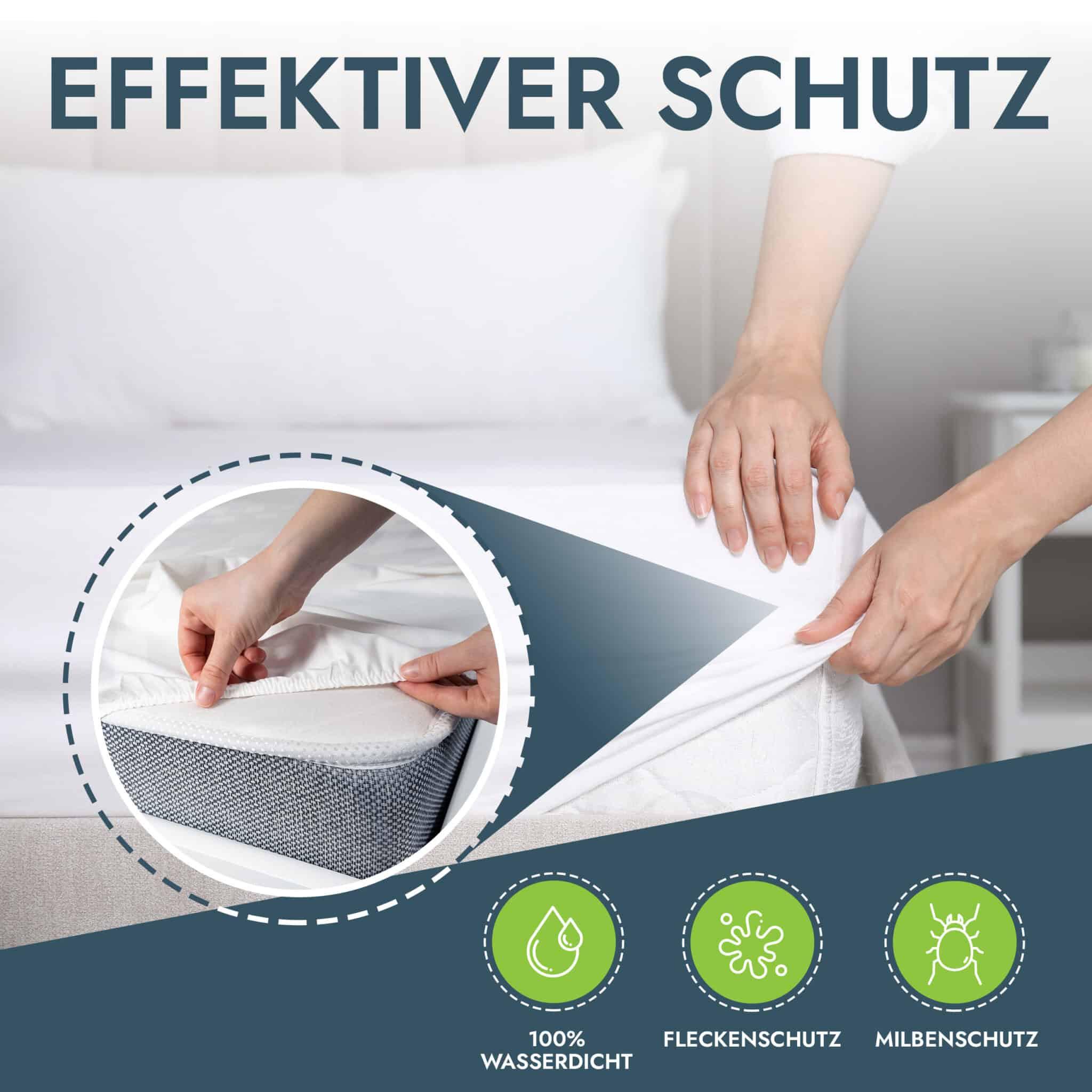 Mara Vital Protège-matelas Protège-matelas imperméable, respirant et lavable  