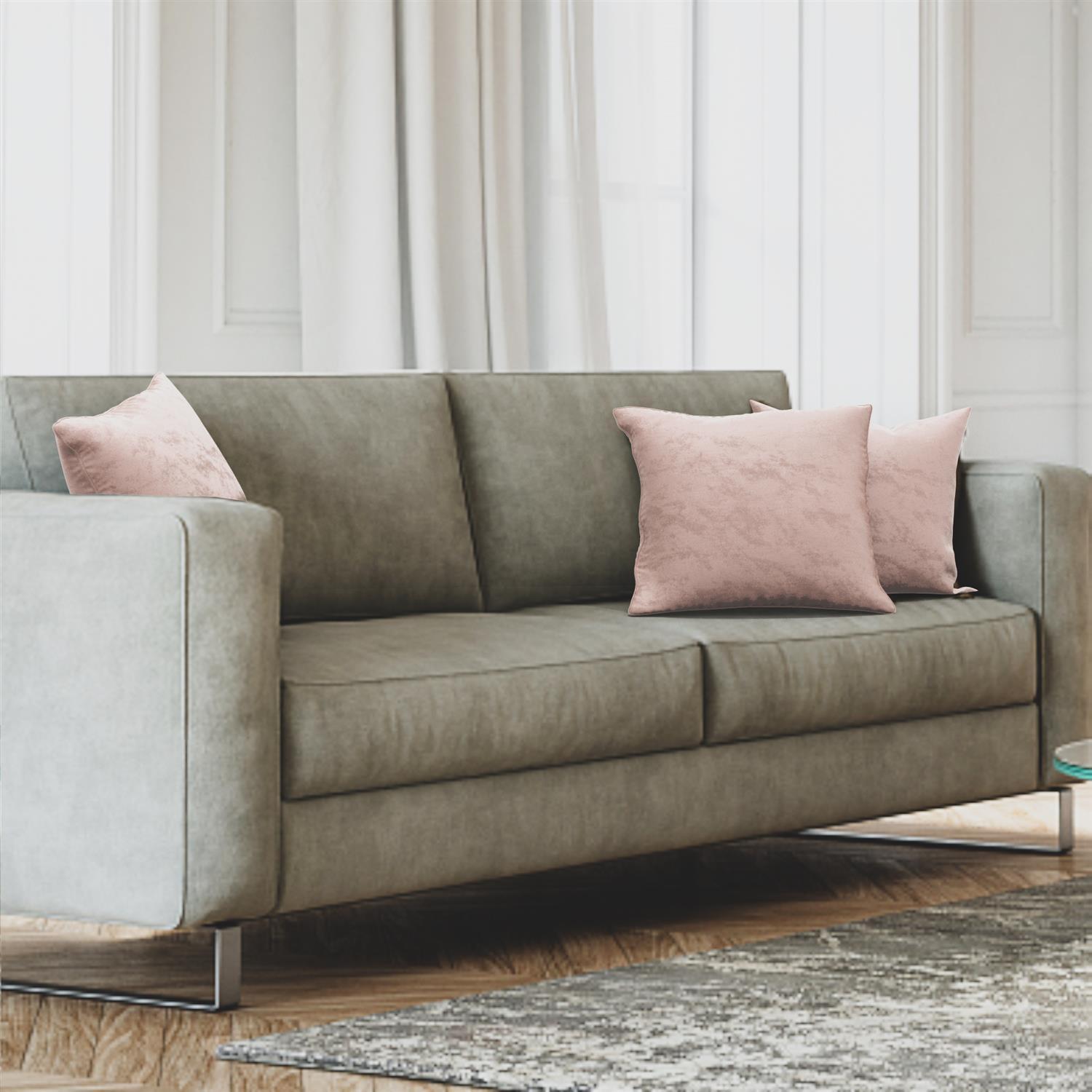 Intirilife 2x Copricuscino in Velluto  