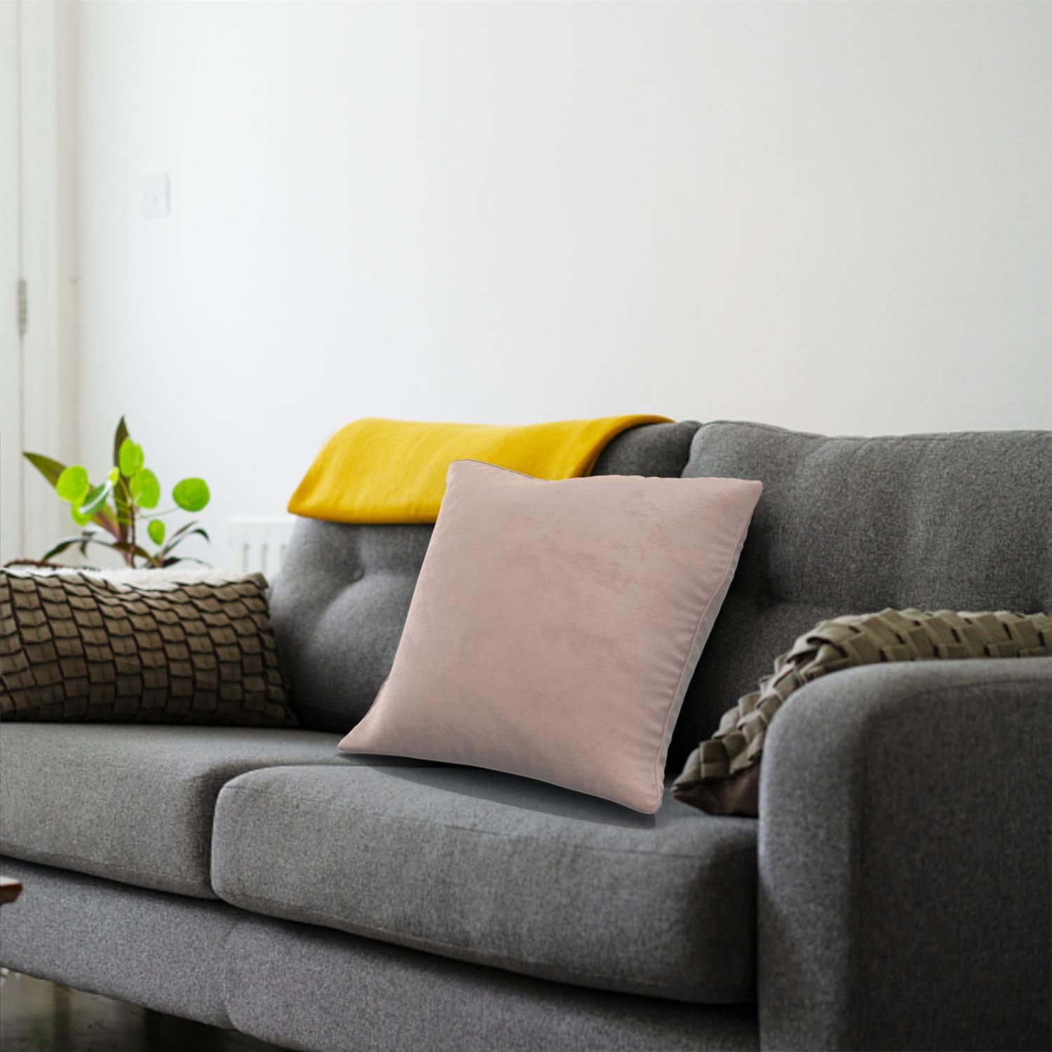 Intirilife 2x Copricuscino in Velluto  