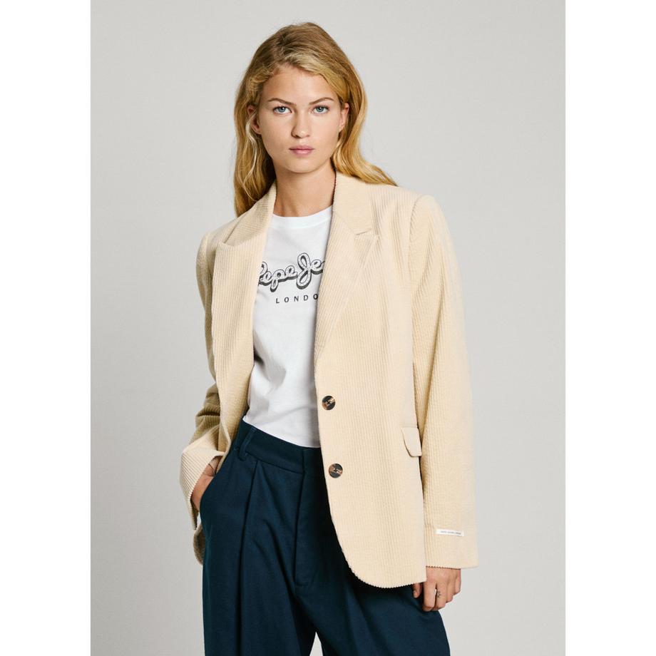 Pepe Jeans London Cara Blazer in Velluto a Coste  