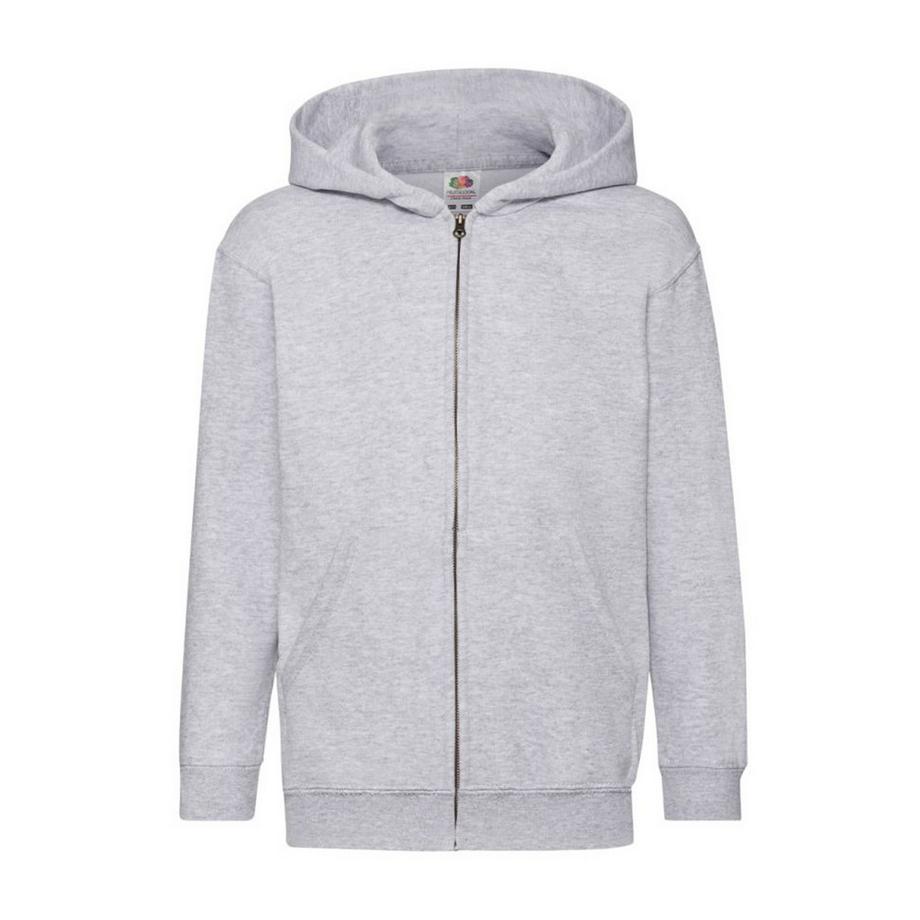 Classic Felpa Con Cappuccio E Zip Intera