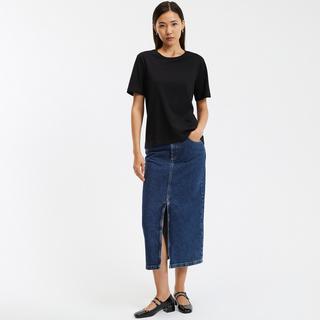 La Redoute Collections Rundhals Kurzarm T-Shirt  