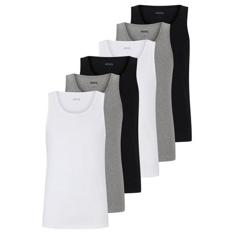 BOSS  Tank Top, 6er Pack -  Unterhemd 