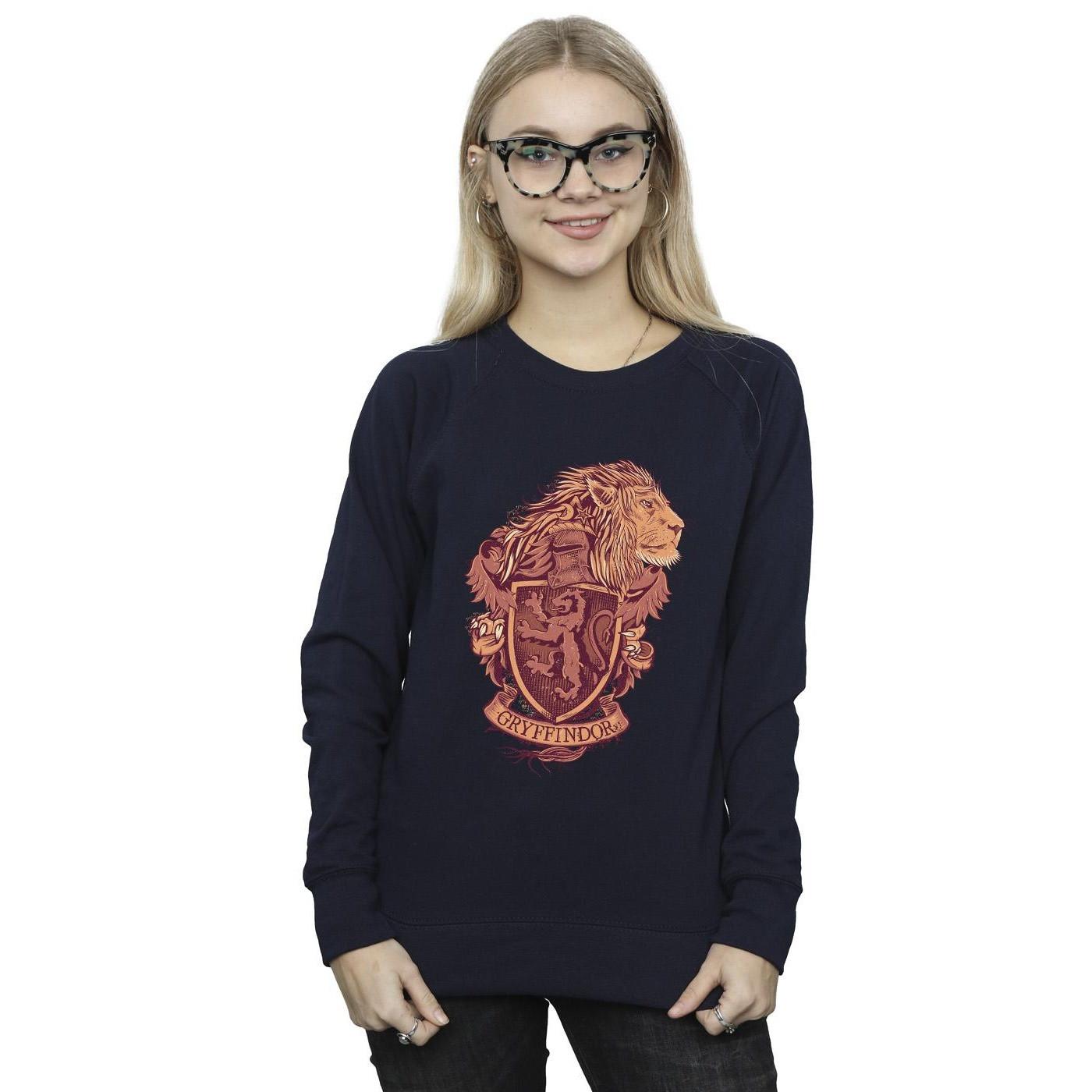 Harry Potter Gryffindor Bedrucktes Rundhals-Sweatshirt  