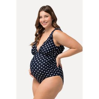 Ulla Popken Bellieva Polka Dot Umstands-Badeanzug  