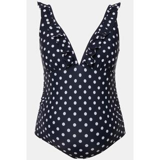 Ulla Popken Bellieva Polka Dot Umstands-Badeanzug  
