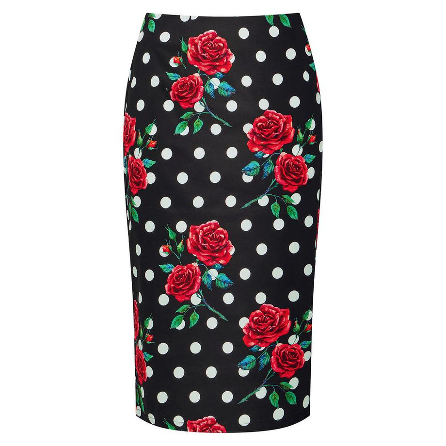 Joe Browns Gonna a Tubino a Pois con Motivo a Rose  