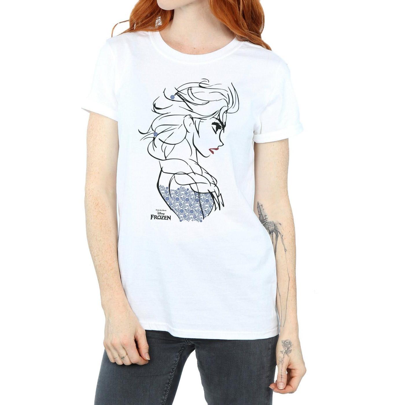 Disney Frozen Elsa Outline T-Shirt  