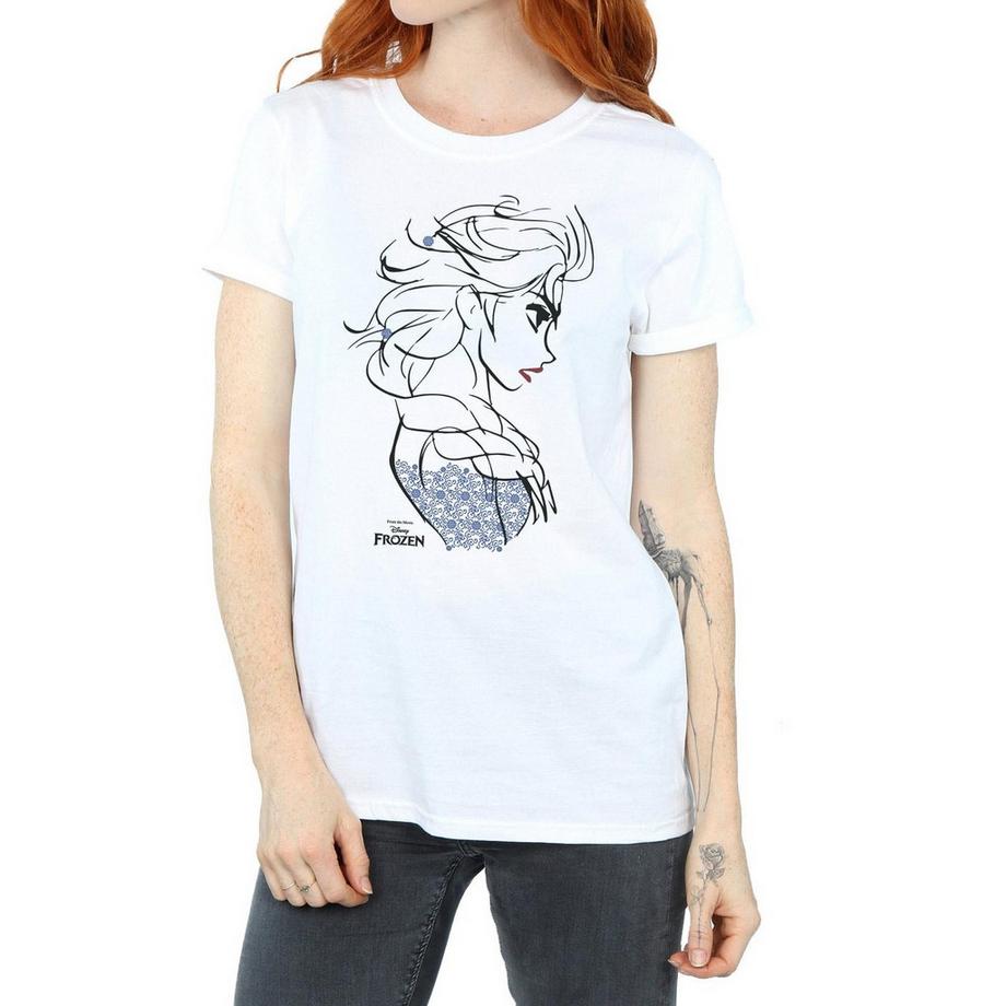 Disney Frozen Elsa Outline T-Shirt  
