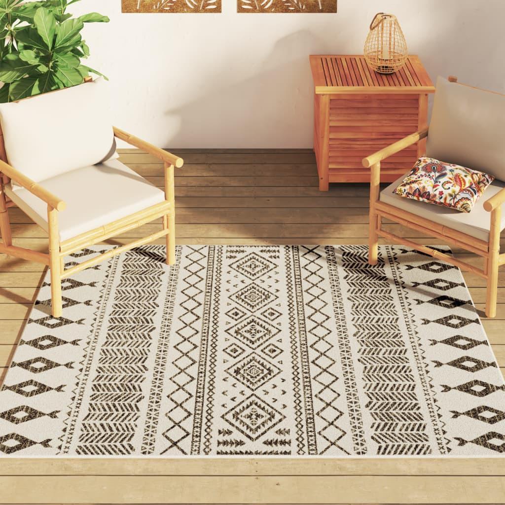 VidaXL Tapis d’intérieur et d’extérieur tissu  