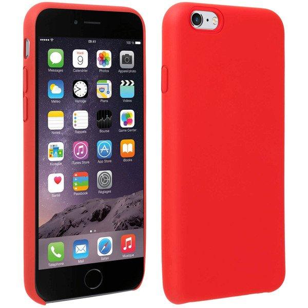 Avizar  Coque Soft Touch iPhone 6/6S Rouge 