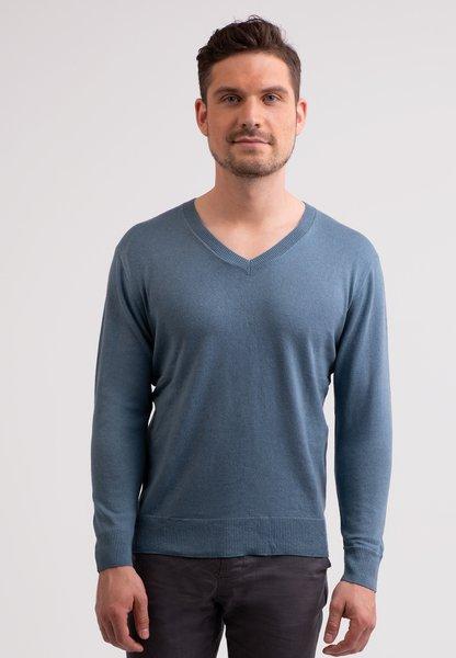 CASH-MERE.CH Pullover Cashmere Scollo a V  