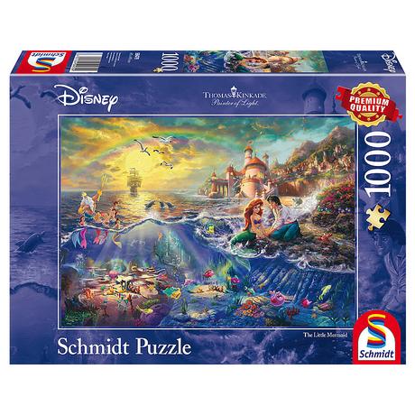 Schmidt Spiele  Schmidt Disney Little Mermaid, Ariel, 1000 pièces - Casse-tête - 12+. 