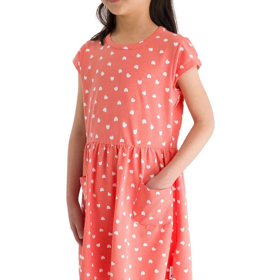 Trespass  Happiness Vestito Cuore Maniche Corte Ragazze 