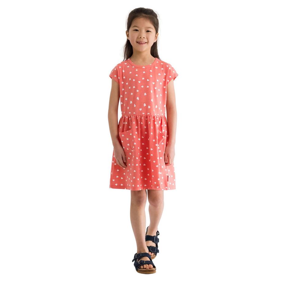 Trespass  Happiness Vestito Cuore Maniche Corte Ragazze 