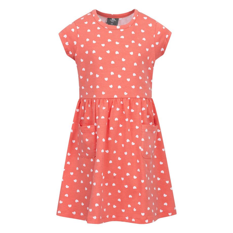 Happiness Vestito Cuore Maniche Corte Ragazze