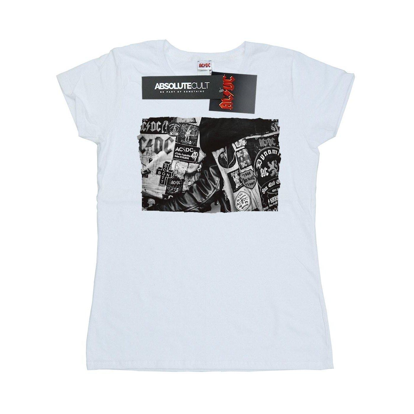 AC/DC ACDC T-Shirt Stampata Maniche Corte  