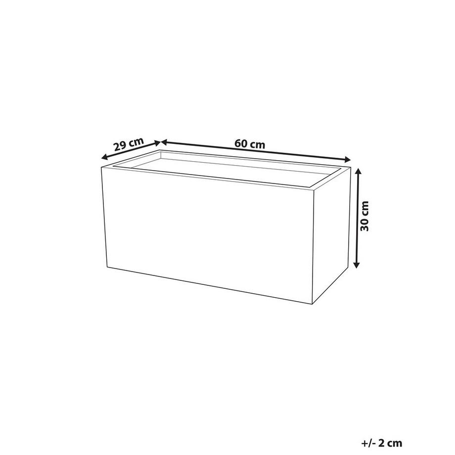 Beliani Cache-pot en Fibre d\'argile Scandinave MYRA  