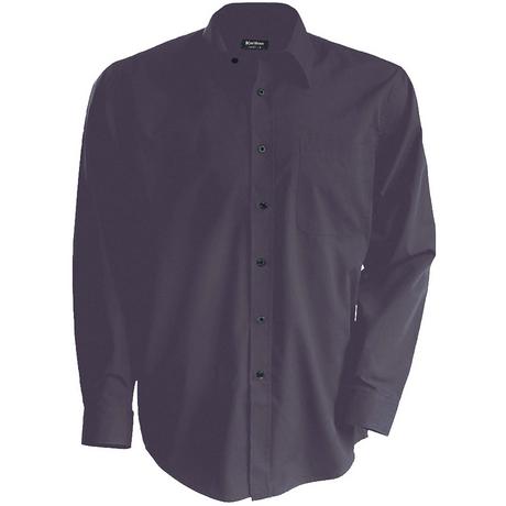 Kariban Camicia Maniche Lunghe Popeline  