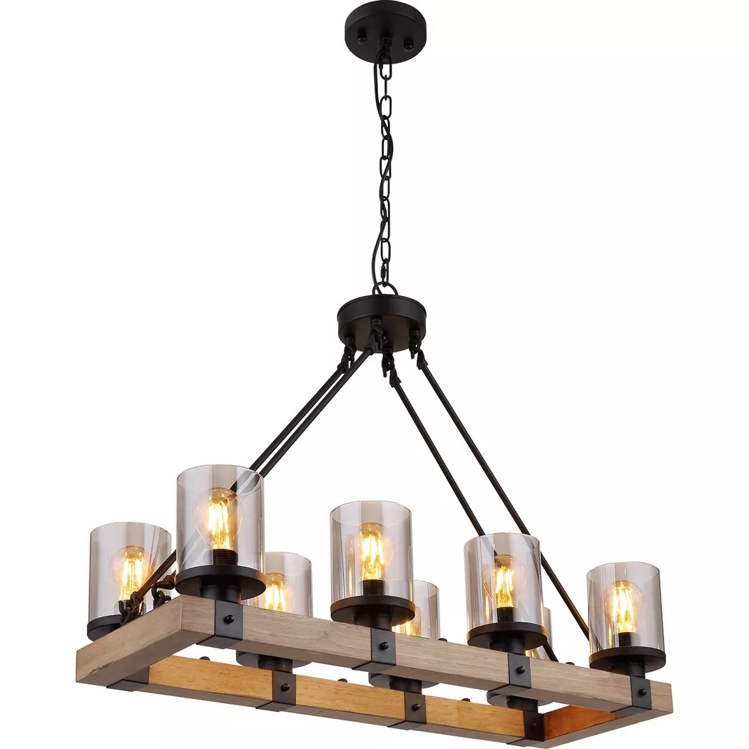 mutoni – Hängeleuchte Leila Metall matt 8xE27, One Size, Multicolor