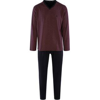 HOM Murray Gemustertes Langarm Pyjama Set  