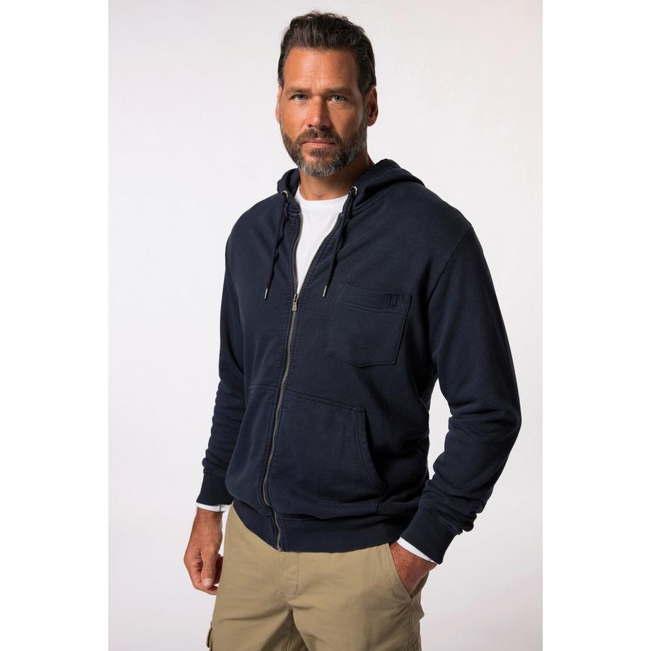 JP1880 Hoodie-Jacke Vintage Look  