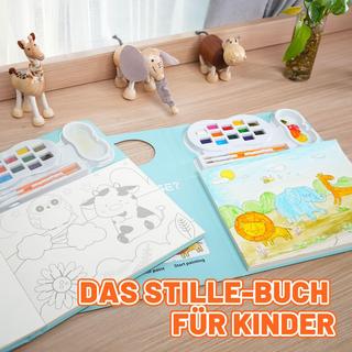 Activity-board  Aquarellsets, All-in-One-Malbücher für Kleinkinder, Malbücher für Kinder, Zauberbuch 