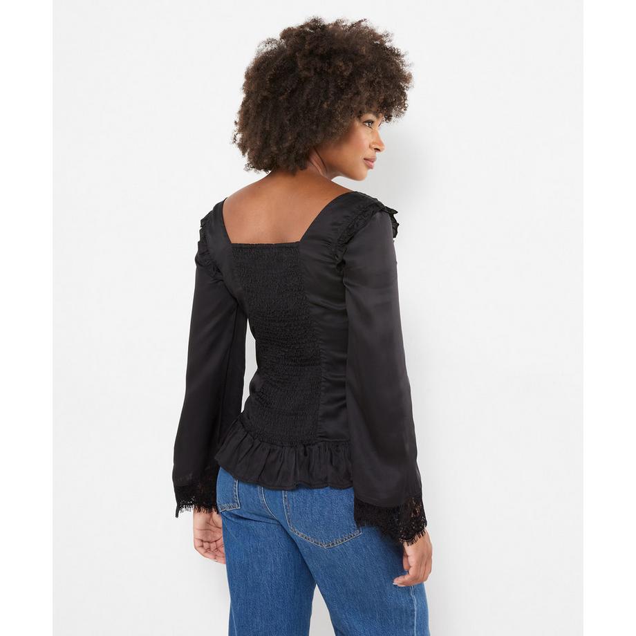 Joe Browns Blouse en Dentelle à Manches Larges et Laçage  