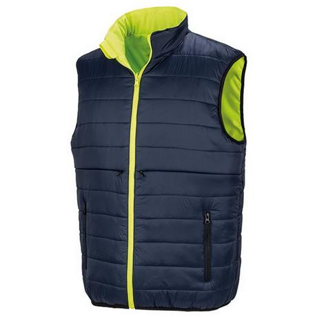 Result Safeguard Gilet Reversibile Trapuntato Colori Visibili  
