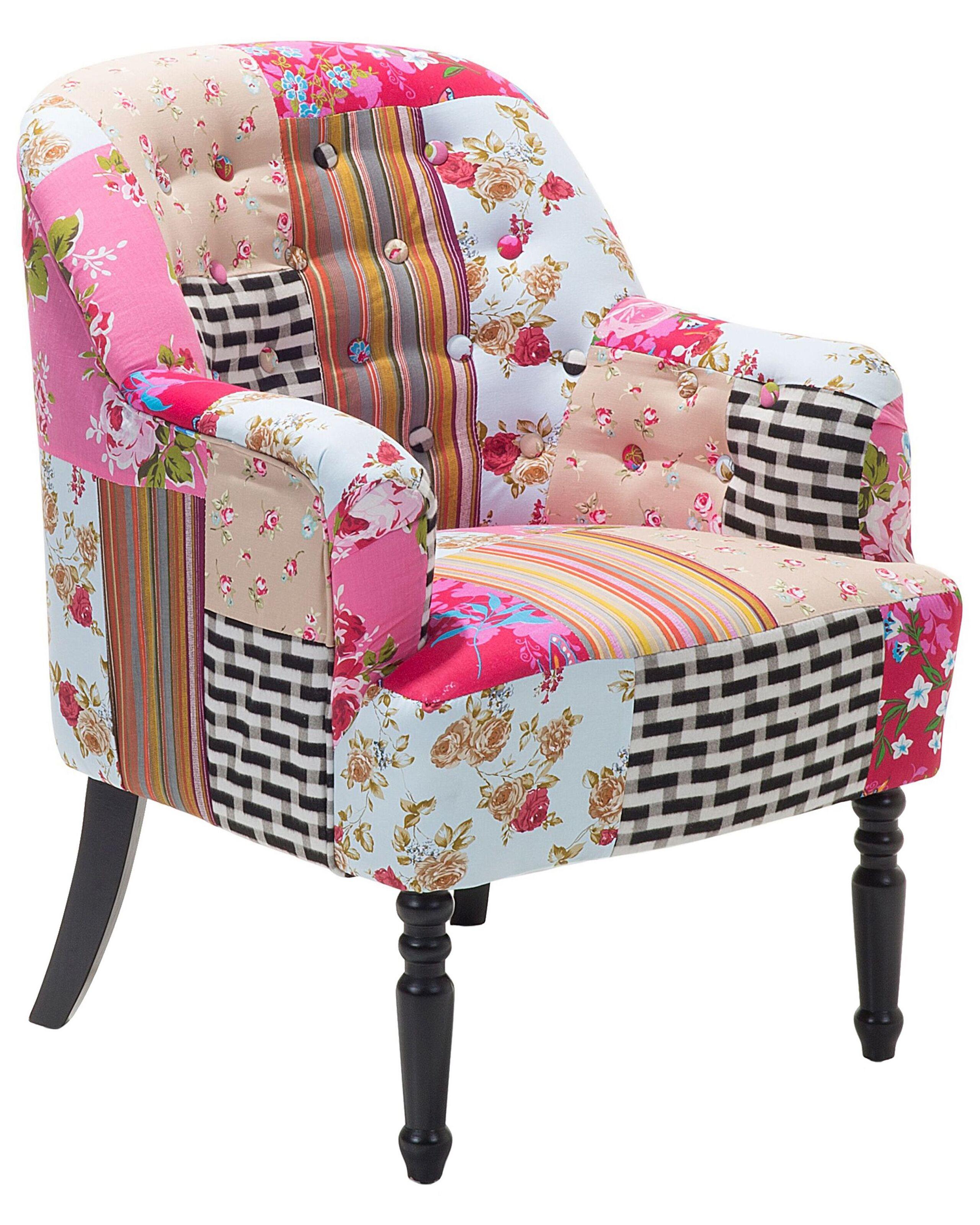 Beliani Fauteuil en Polyester Boho MANDAL  