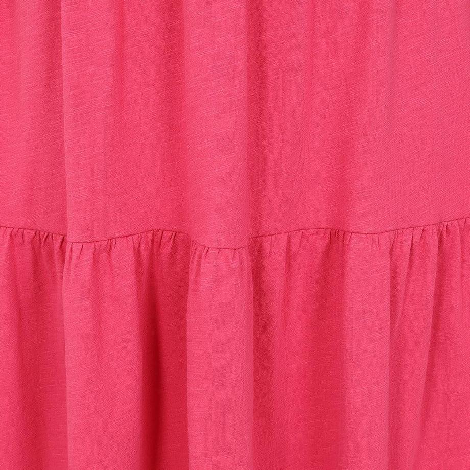 Lazy Jacks Gestuftes Kurzarmkleid  