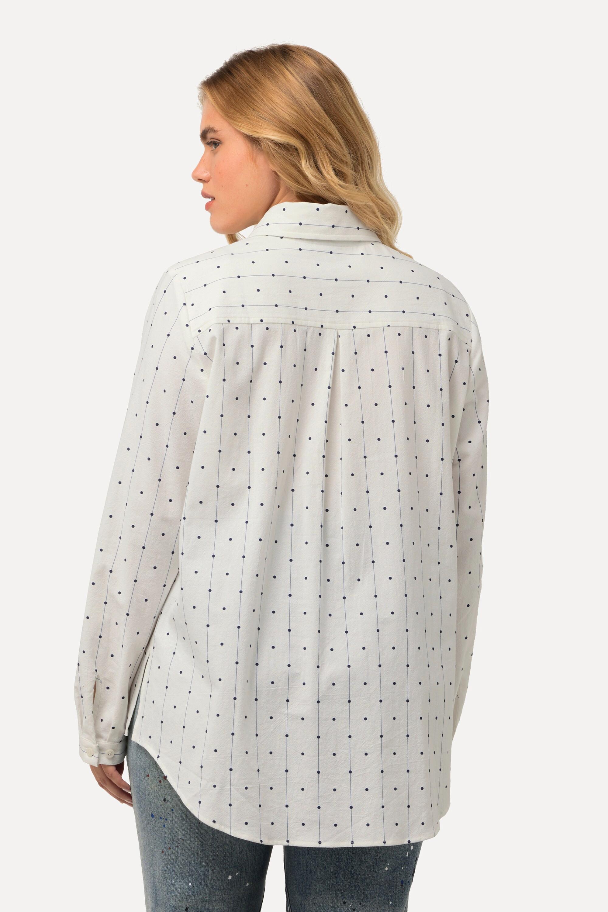 Ulla Popken Camicia a pois Regular Fit  