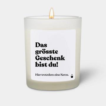 Duftkerze Flowery Das grösste Geschenk bist du!