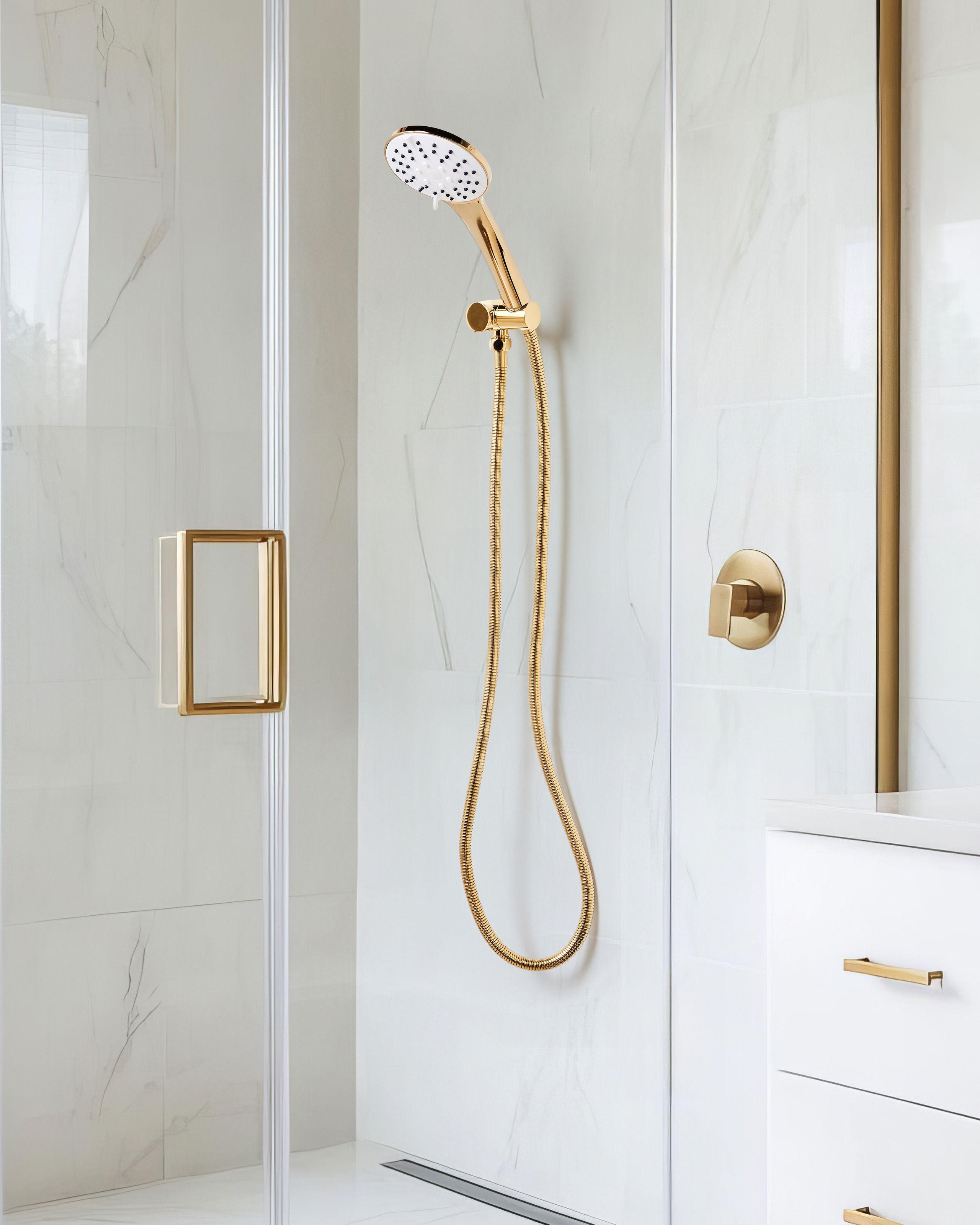 Beliani Kit doccia con soffione e flessibile en ABS (materiale sintetico resistente) Classico CHURUN  