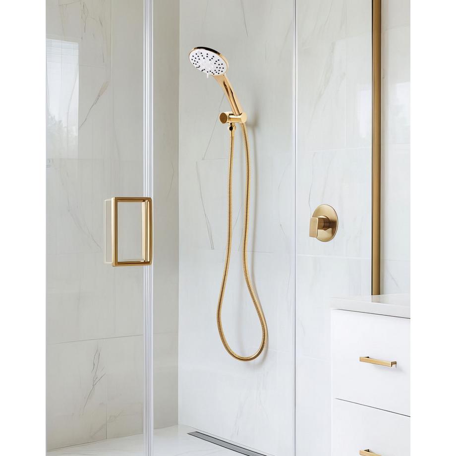 Beliani Kit doccia con soffione e flessibile en ABS (materiale sintetico resistente) Classico CHURUN  