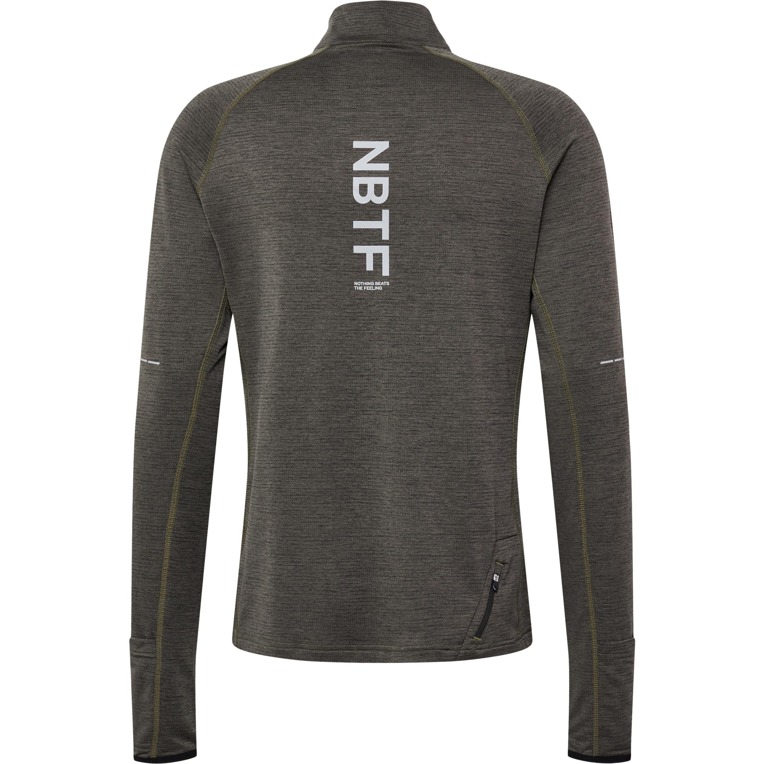 Newline  felpa con 1/2 zip pace 