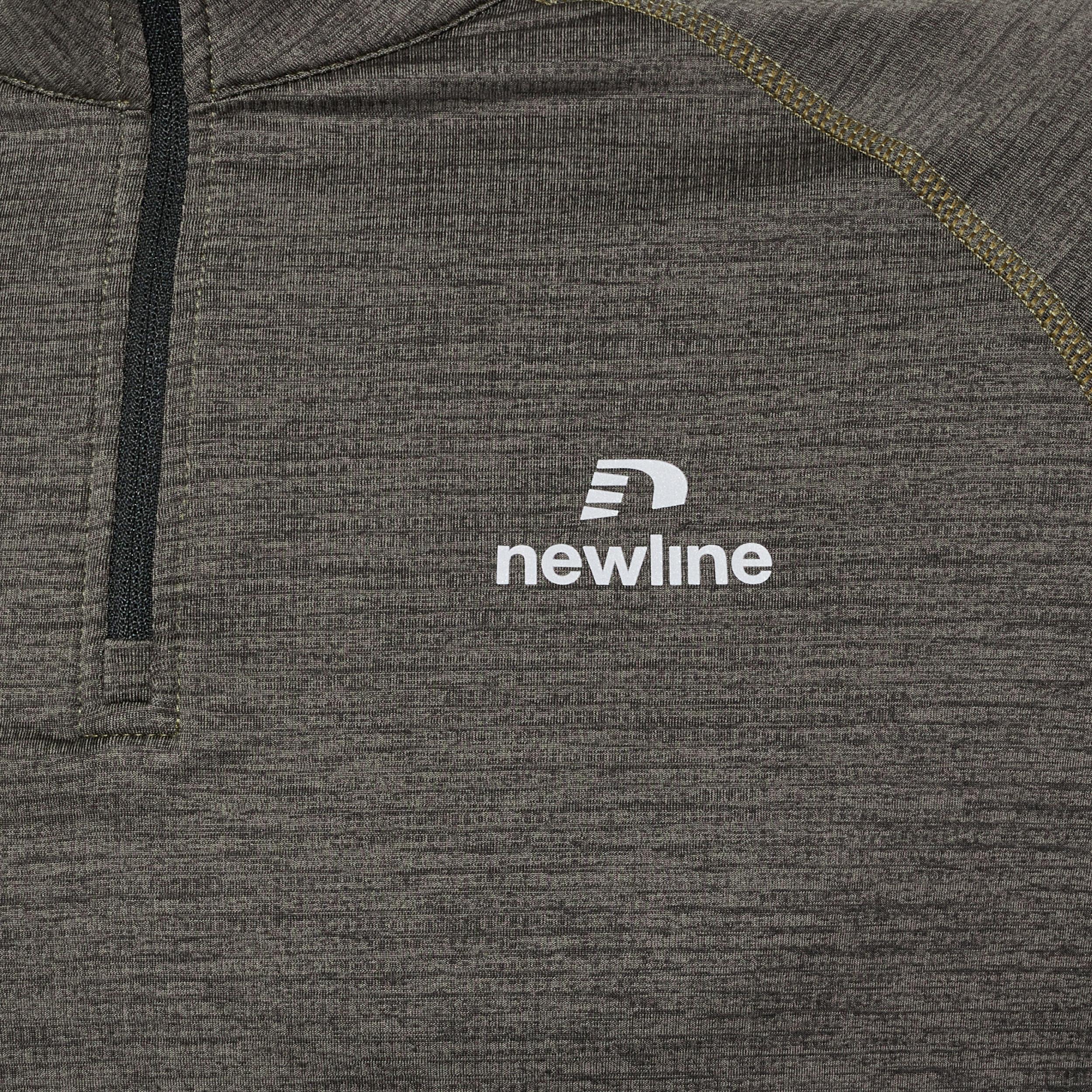 Newline  felpa con 1/2 zip pace 