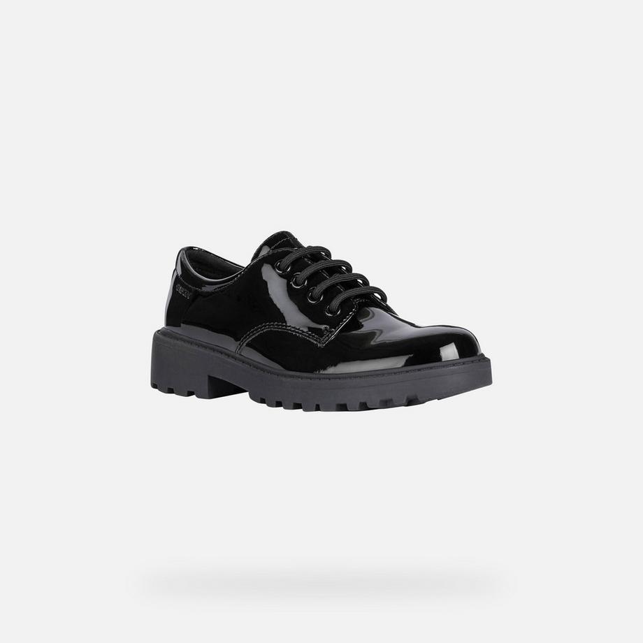 GEOX Casey Mädchen Derby Schuhe  