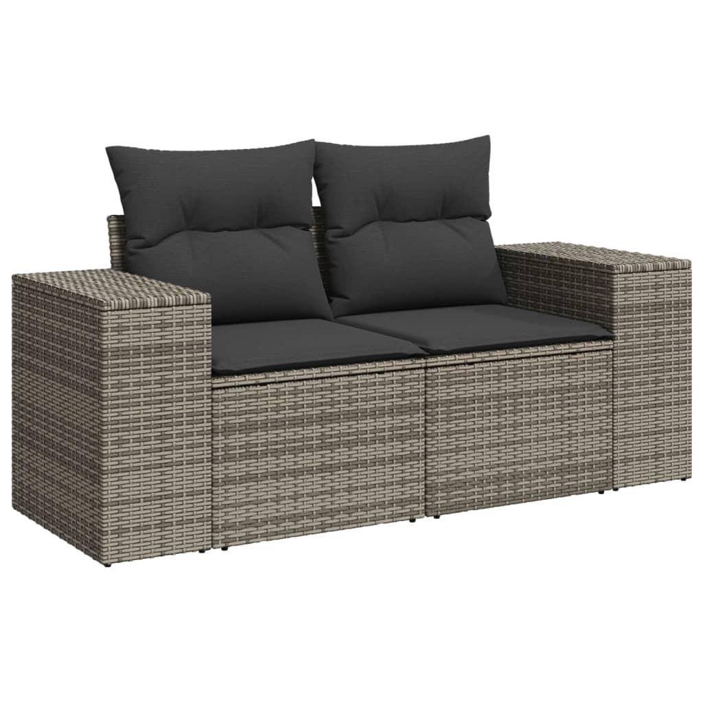 VidaXL set divano da giardino Polirattan  