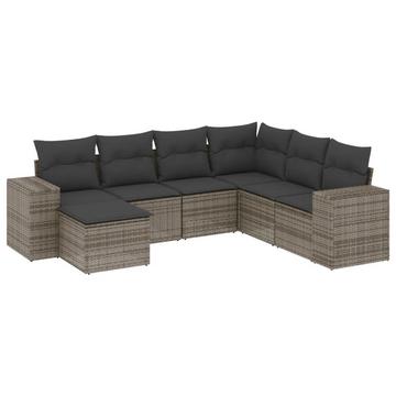 Garten sofagarnitur poly-rattan