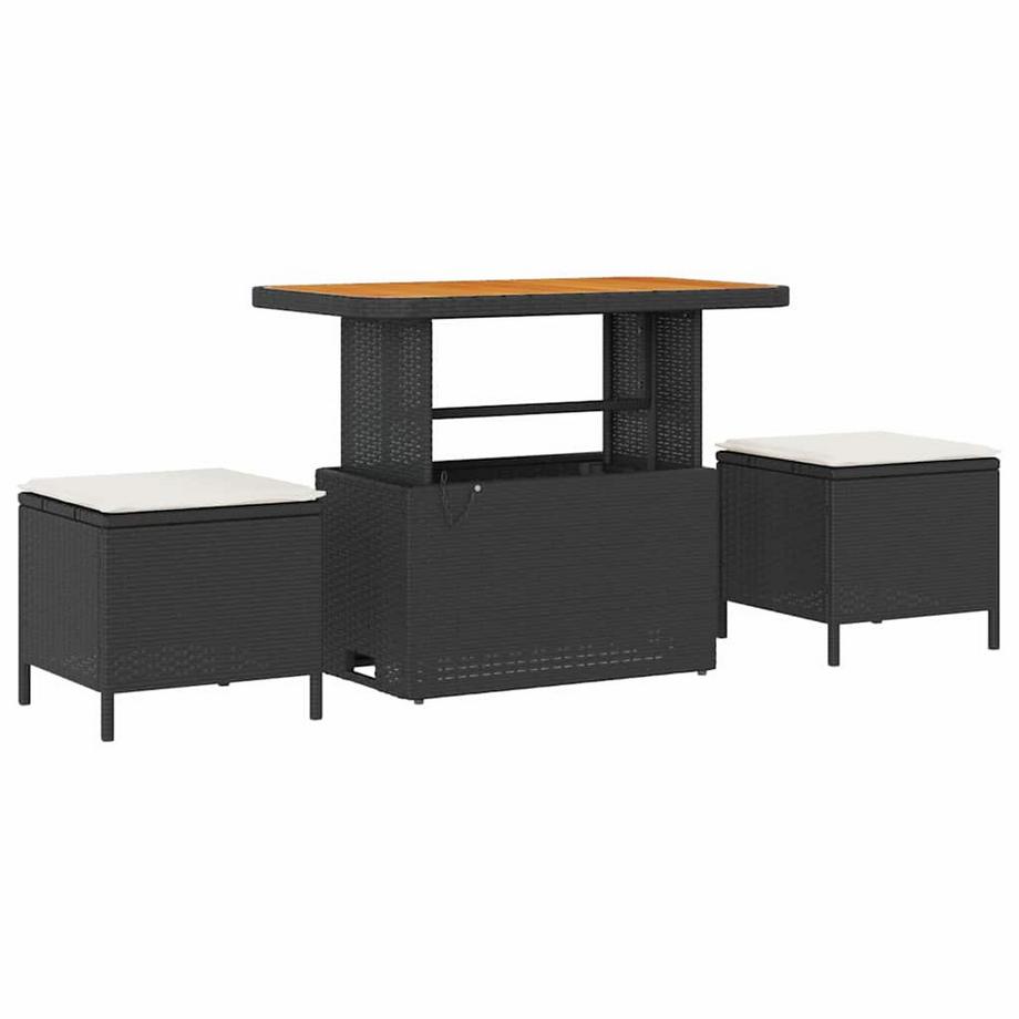 VidaXL Garten-sofa-set poly-rattan  