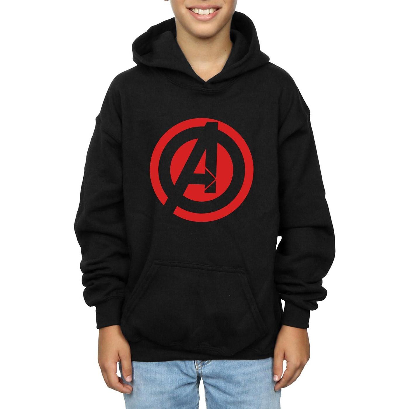 MARVEL  Avenegers Assemble Solid A Logo Kapuzenpullover 