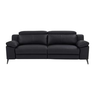 Vente-unique Relaxsofa elektrisch 3-Sitzer + Sessel - Schwarz - MAROTI  