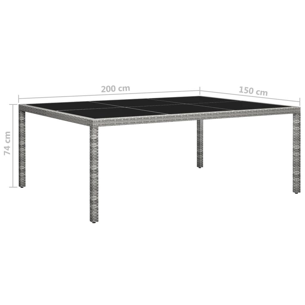 VidaXL Table de jardin  