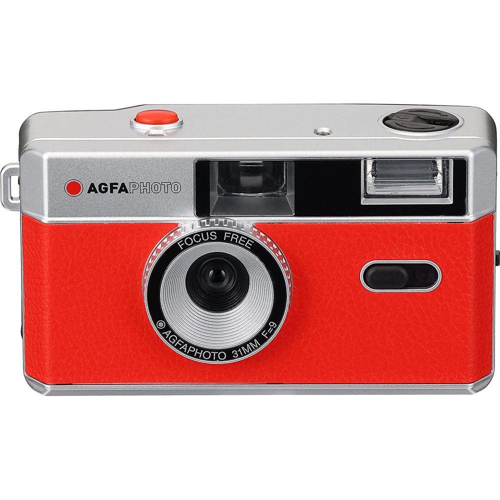 Agfaphoto  Appareil photo argentique compact AgfaPhoto 35mm Silver/Noir - Réutilisable 