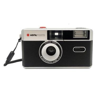 Appareil photo argentique compact AgfaPhoto 35mm Silver/Noir - Réutilisable