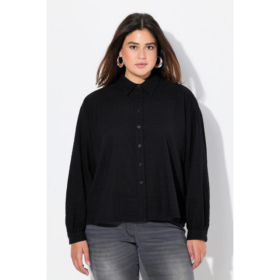 Ulla Popken Hemdbluse Oversized Langarm  